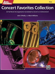 Accent on Performance Concert Favorites Collection Flute band method book cover Thumbnail